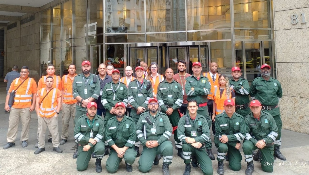 Brasil Resgate | Lazabrasil Segurança Privada em Simulado de Abandono de Área em emergência