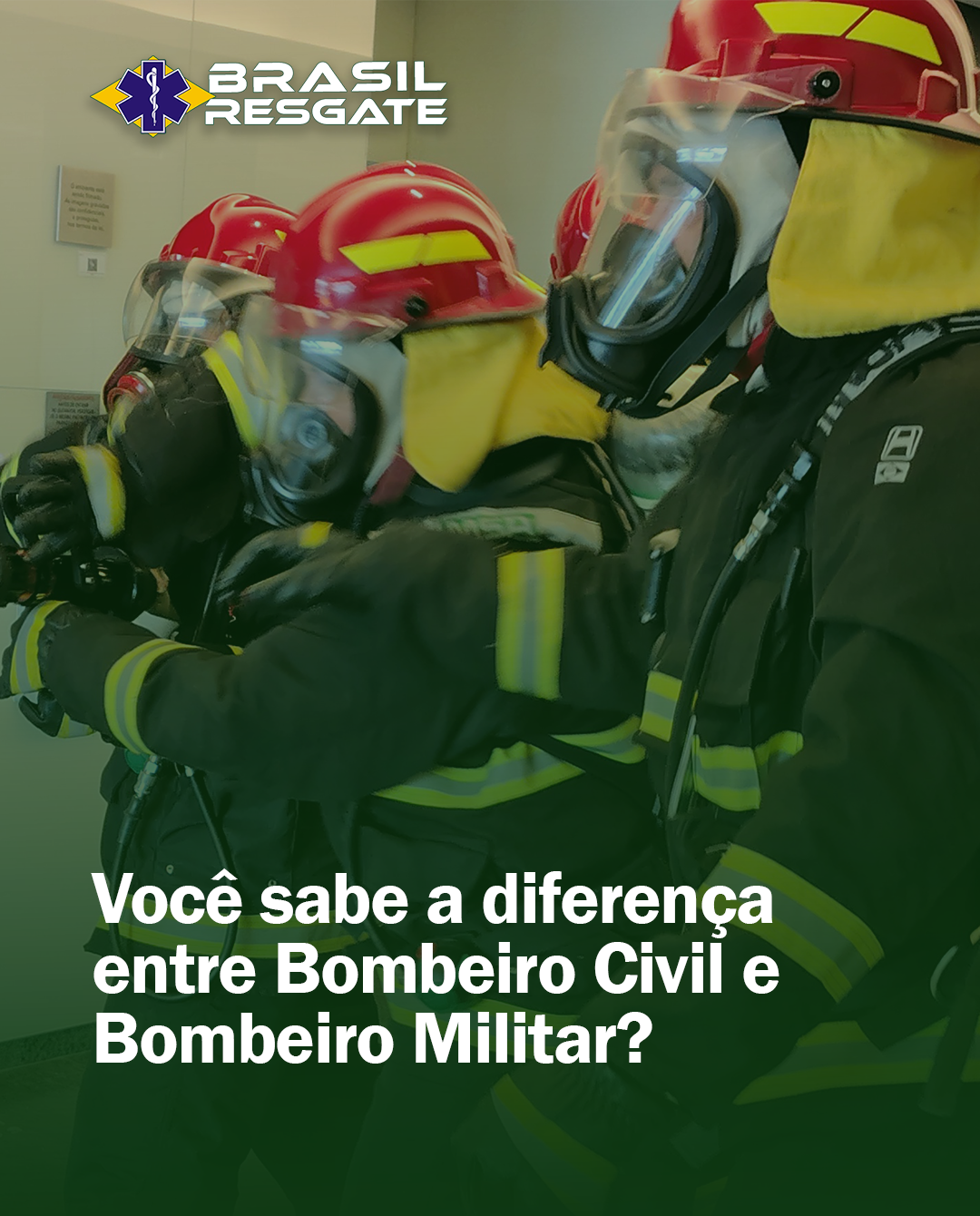Qual a diferença entre os Bombeiros Civis e Bombeiros Militares?